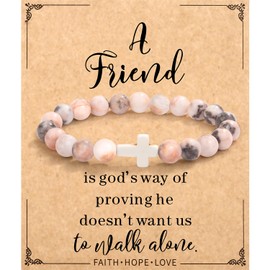 Paderast Christian Gifts for Women, Religious Cross Bracelet Gifts for for Mom/Daughter/Friend/Sister/Grandma