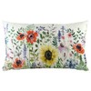 Evans Lichfield Wild Flowers Emma Cushion Cover, Multi, 30 x