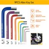 Metric Hex Key Set, 9Pcs Mini Allen Key Set 1.5-10mm,