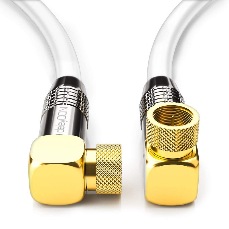 DeleyCON SAT Antenna Cable 2 x 90°