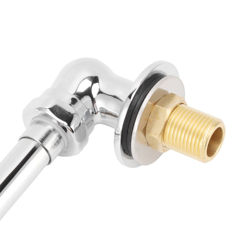 Foot Pedal Faucet Stainless Steel G1/2 Thread Wall Mounted Knee
