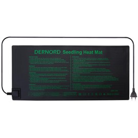 DERNORD Heating Mat Plants Greenhouse 18 W 25.5 x 52.7 cm Heat Mat Seedling Heating Mat Warmer for Growing Grow Box Chili Bed Mat for Flower