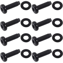 06508953AA for Jeep Wrangler JK M8 x 1.25 Torx Bolts 2007-2019 Applied to Windshield Frame Roll Bar Tailgate Hard Door Hinges LED Light Brackets Hard Top Torx Screw Bolts 06508517AA 8PCS