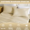 Lightweight Soft King Sheet Set - Luxury 4 Piece Breathable
