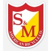 S&M S & M  BMX  Bicycle Old School Logo Vinyl Sticker Decal S And M