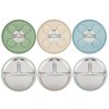 PandaEar 3 Pack Stainless Steel Baby Suction Plates, Divided Toddler