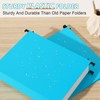 Nordun Plastic Hanging File Folder Extra Capacity,12 Pack Reinforced Hang