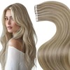 Hetto Tape in Hair Extensions Real Human Hair Tape Hair