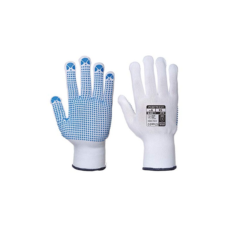 Portwest Polka Dot Glove Handling Work Protective Safety Grip Resistant