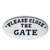 Darthome Ltd Antique White Cast Iron Wall Garden Gate Door