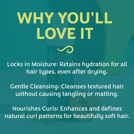 Strands of Faith Divine Hydrating Shampoo | Gentle Cleansing and Shine Boosting | Reduces Breakage, Frizz & Moisture Loss | Ideal for Dry, Brittle Hair | Formulated for Kinky, Coily, Curly Types | 8oz