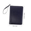 COHEALI Refillable Padfolio Binder with Zipper Artificial Leather Portfolio Notebook