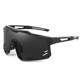 FEISEDY Sports Sunglasses Wraparound 80s Visor Men Women Outdoor Shield Baseball Sunglasses B4125