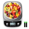 Uten Digital Kitchen Scales, White Letter Scales with Tare Function,