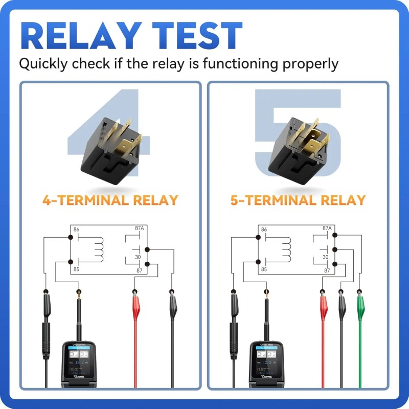 V500PRO Automotive Power Circuit Probe Tester Kit 9V-30V Car Circuit