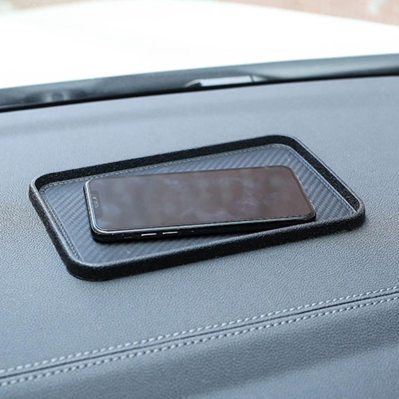 Anti Slip Car Mobile Phone Holder Mat, Foldable Silicone Car