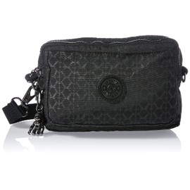 Kipling ABANU Multi Small Crossbody Convertible to waistbag, Signature Emb (Black)