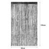 Sinmoe 2 Pieces Glitter String Curtain Panels Cotton String Curtain