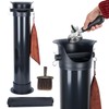 GOOFCXO Espresso Knock Box, 18 L Floor Standing Espresso Knock