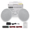Herdio 4" 160 Watts In Wall/Ceiling Bluetooth Speakers For Bathroom
