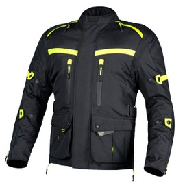 WICKED STOCK Waterproof Motorcycle Jacket Men - CE LEVEL2 Reflective Motorcycle Armor Biker Jacket Men with 8 Pockets - 4 Season Mens Motorcycle Jacket with Adjustable Biceps, Forearms and Waist