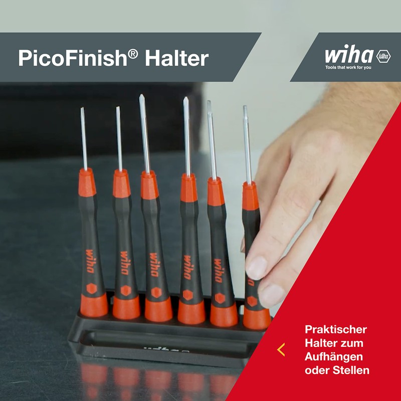 Wiha PicoFinish® (42996) Precision Screwdriver Set (42996) 7-Piece Hexagon Socket