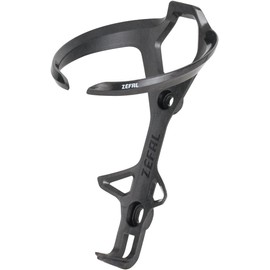 ZEFAL Pulse L2 Portabidón de Carbono – Negro – Diseño Ultraligero de 18 g, Fibra de Carbono Inyectada, Ajuste Universal (72-76 mm), Tornillos de Aluminio 7075 T6 incluidos, 84 x 82 x 147 mm