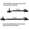Bilyglewarwof Barn Door Hook and Eye Latch 8inch Heavy Duty