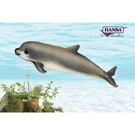 Porpoise Vaquita Baby Plush Soft Toy by Hansa. 31cmL. 6804