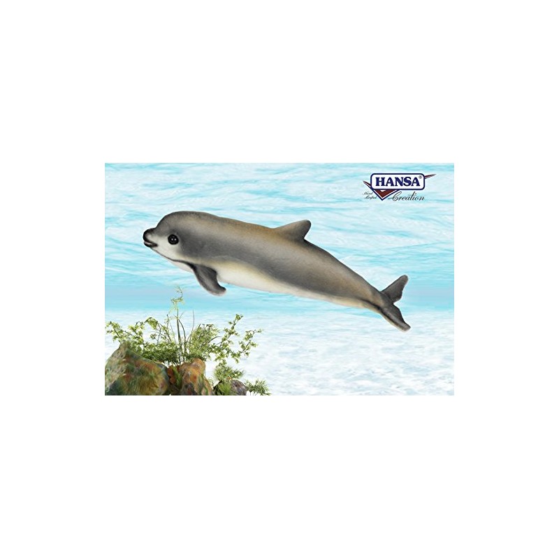 Porpoise Vaquita Baby Plush Soft Toy by Hansa. 31cmL. 6804