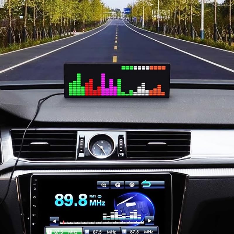 Audio Spectrum Analyzer Display, Music Voice Rhythm Spectrum Display, 384