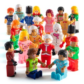 Christmas Advent Calendar for Kids with Mini Toy Figures, 24 Different Xmas Figurines - Buildable Figures Surprise for Children, Teens, Boys, Girls, New 2020 Toys Filled Kids Countdown Calendars Gift