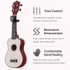 Segawe 21'' Soprano Ukulele Beginners Kit w/ Digital Tuner Pick
