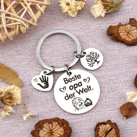 RGHSZ Grandpa Key Ring, Gifts for Grandpa, Best Grandpa Gifts, Gifts for Grandpa, Mother's Day, Grandpa Gifts, Keyopa1