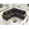 Belffin Velvet Single Seat Module for Modular Sectional Sofa Couch