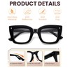 Hubeye 3 Pack Oprah Style Reading Glasses Oversized Readers Blue