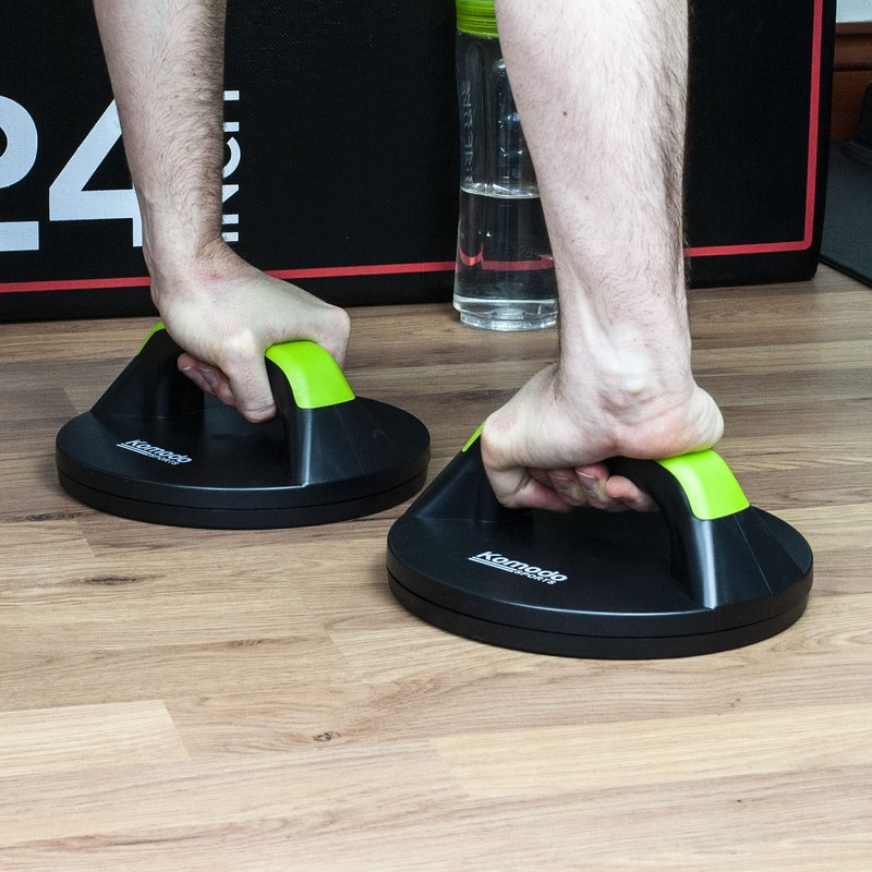 KOMODO Rotating Push Up Handles Press Up Bars Grips Stand