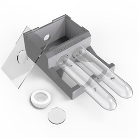 PioneerAnts Ant Nest with 2 Test Tubes - Transparent Ant Farm for Adults 3D Printed Test Tube Nest Ant Workshop Cas