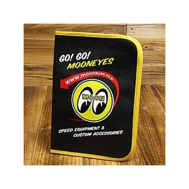 MOONEYES GO DF-MGC144BK-MON Title Holder (Car Verification Insert)