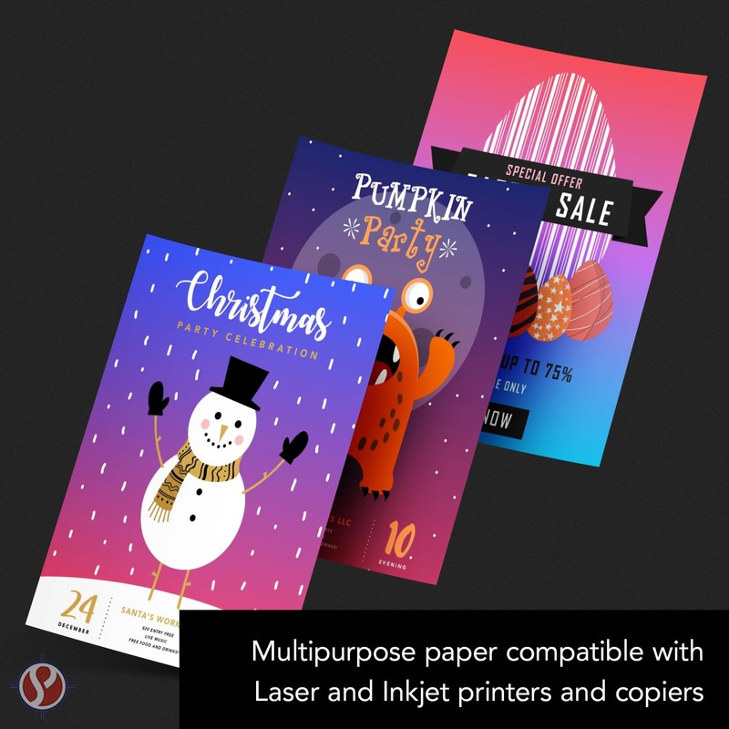 Bright White Paper - Multipurpose Office Print Writing Copy -