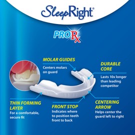 ProRx Custom Dental Guard Gen 2 (New Version) - Designed to Protect Teeth & TMJ from Grinding (Bruxism)