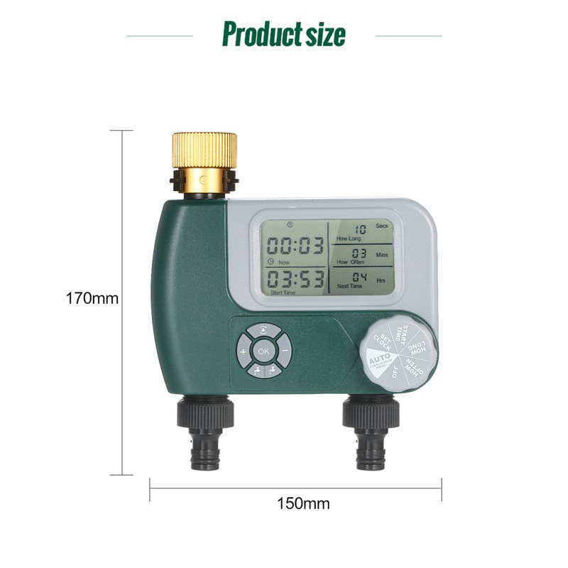 Programmable Digital Hose Faucet Timer Outdoor Battery Operated Automatic Watering