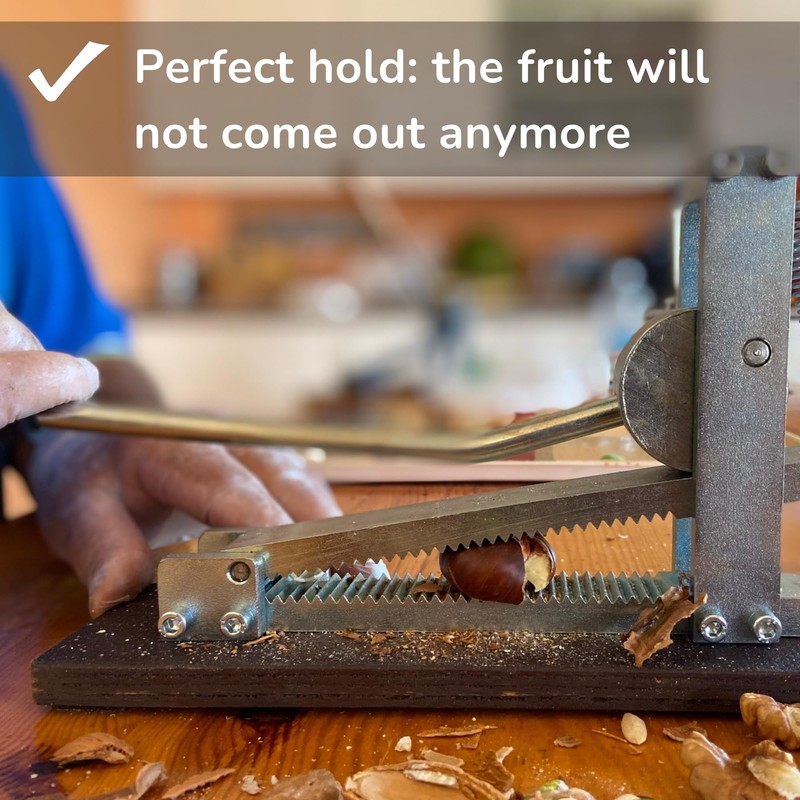 UYUNIX Zink Plated Steel Nut Cracker - Quick and Effortless