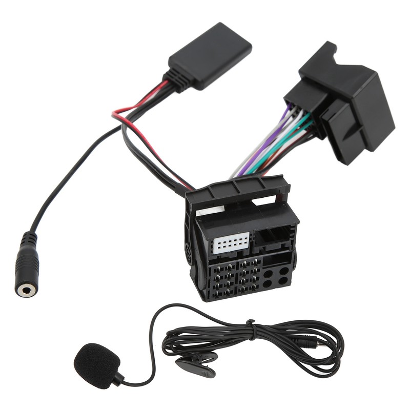 12Pin Bluetooth 5.0 Aux Audio Cable Adapter Microphone Hands Free