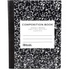 BAZIC C/R 100 Ct. Premium Black Marble Composition Book