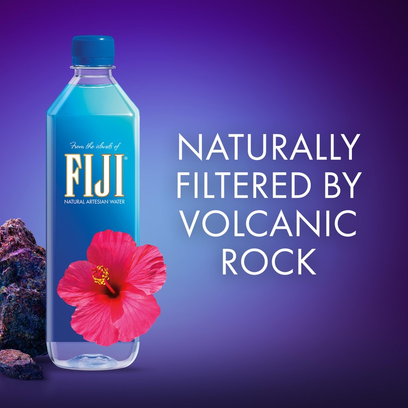 FIJI Natural Artesian Bottled Water 700mL / 23.7 Fl Ounce