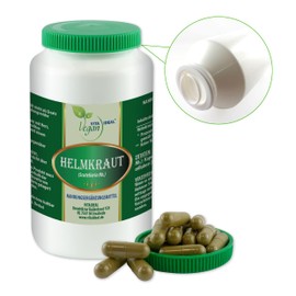 VITA IDEAL Vegan® Helmkraut 120 Capsules - Scutellaria Hb. - Helmkraut Daily Serving 700 mg, Powder Pure Natural without Additives, Original from Vitaideal.