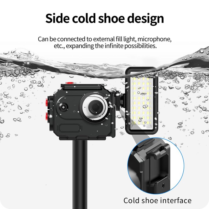 CS PRIORITY Diving Housing Aluminum Alloy 80M Deep Waterproof Compatible