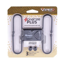 VIPER Archery Charge-Plus Bow Sight Light. Micro-USB Rechargeable 3-Stage Universal Archery Sight Light for Compound Hunting Bow. Features 3 Light, Brightness, Timer Settings, Built-in Memory & More
