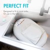 Boon Puff+ Inflatable Baby Bather - Infant Bathtub Includes Microfleece